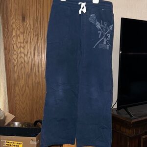 LaCrosse Navy Kids Sweatpants